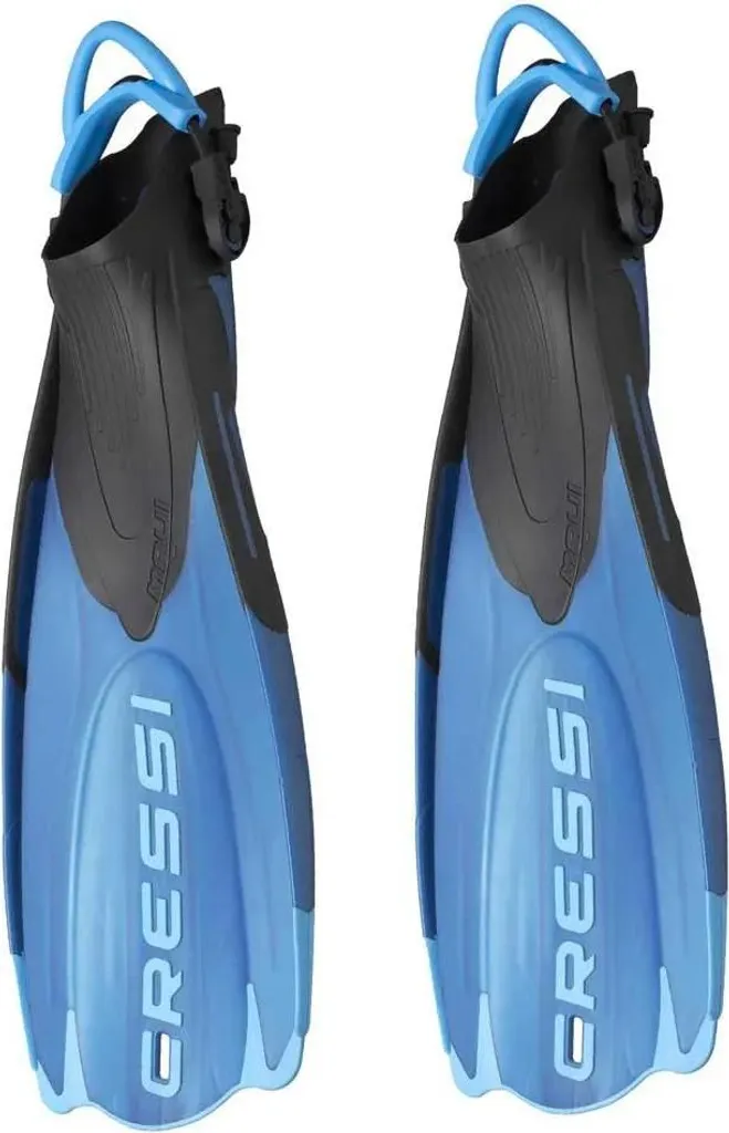 Palmes de Plongée avec Sangle Réglable Bleu Taille 38/41 Cressi Maui