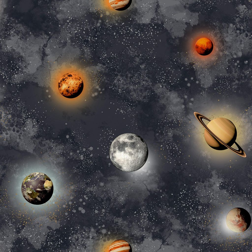 Superfresco Easy Vliestapete Planeten 1000x53