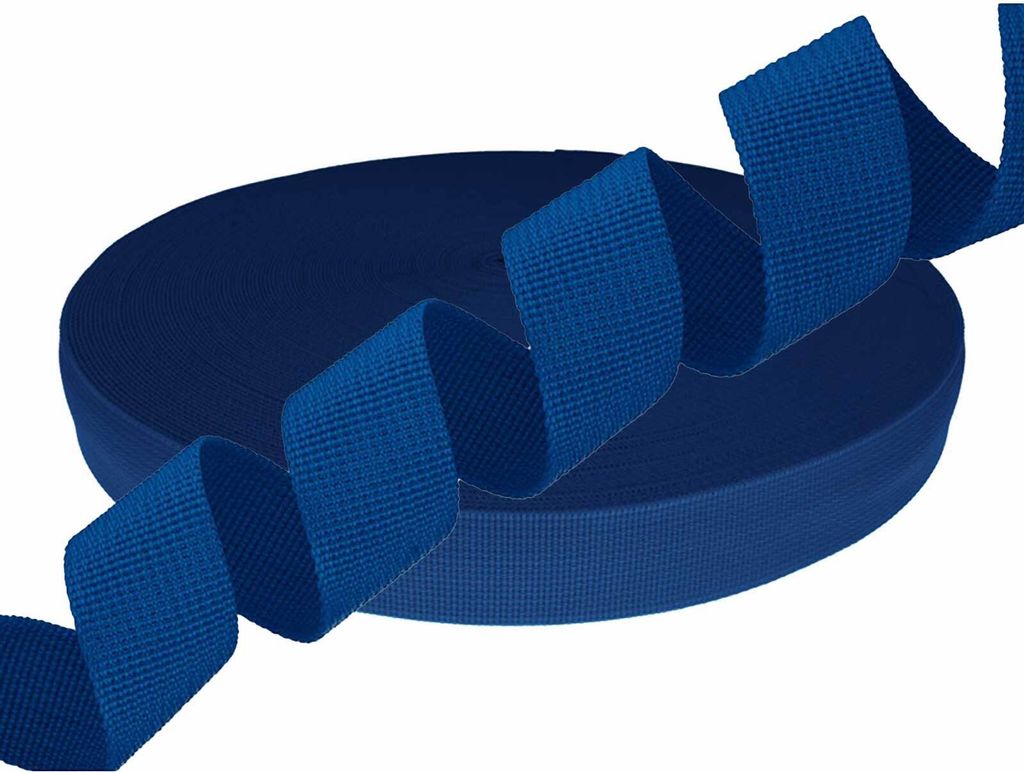 Gurtband Polyester 10m x 10mm PES Trägerband Riemen Tragband Farbwahl