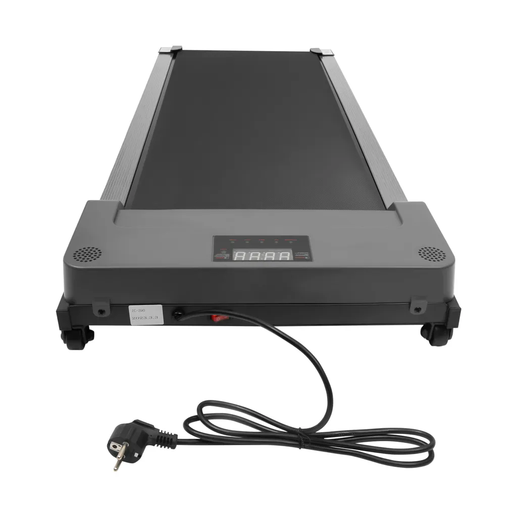 Tapis de course motorisé avec télécommande et écran LCD modèle Pro-Gris - 7