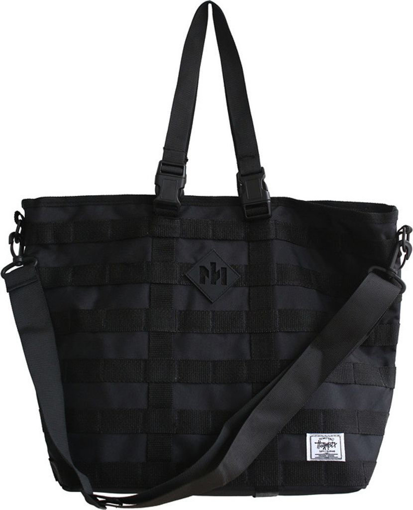 INF Schwarze Schultertasche - Stilvolle Einkaufstasche für den täglichen Gebrauch