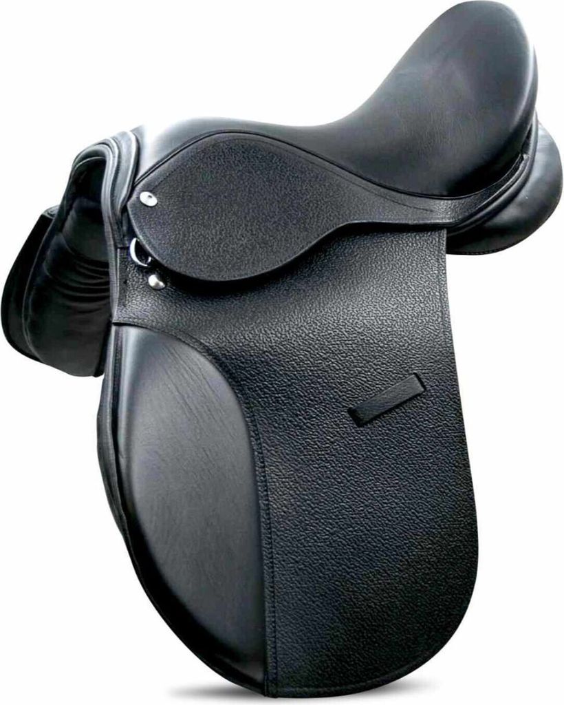 Sattel für Pony aus Leder schwarz weite Kammer in 14 Produktbild 