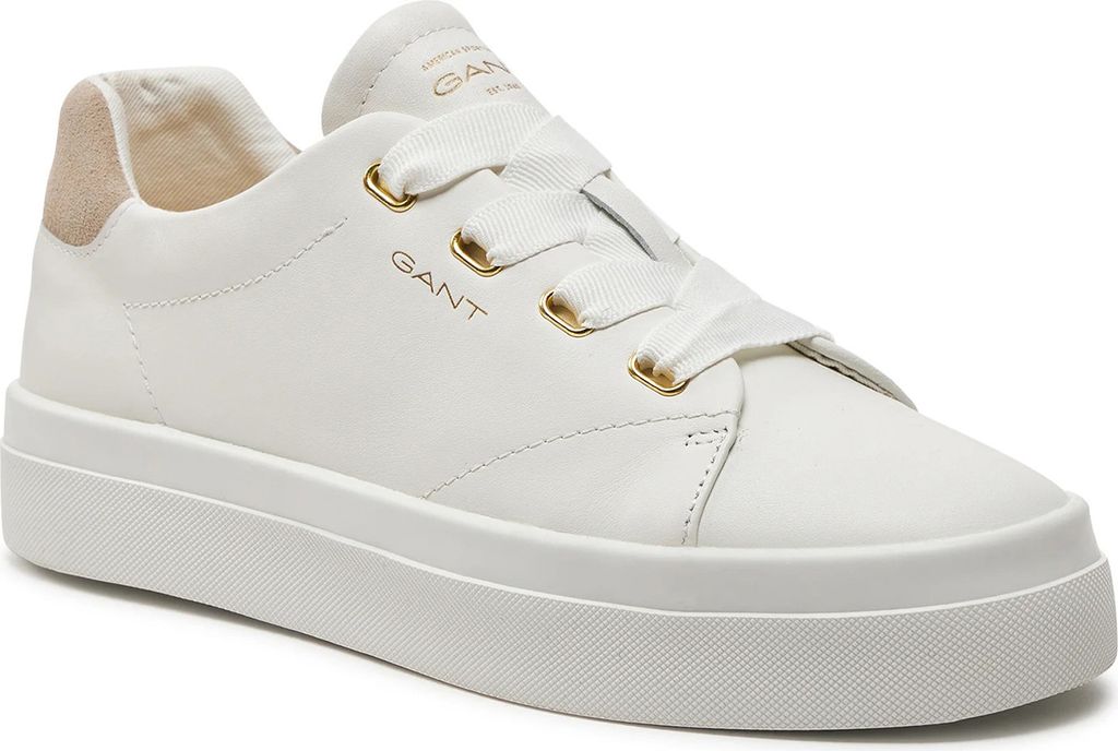 Gant Damen Sneaker Avona Rindsleder 28531569 white, Schuhgröße:42 EU