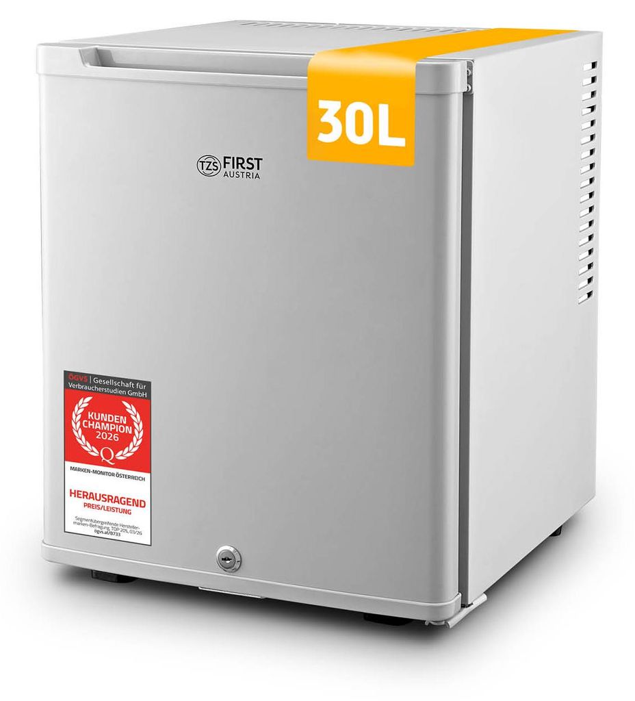 TZS First Austria - Mini Kühlschrank 30L komplett lautlos - Produktbild 