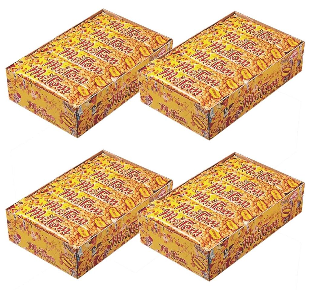 Multi Verpackungsbild Mr Tom Erdnussriegel geröstete Erdnüsse mit Karamell 40g 144er Pack