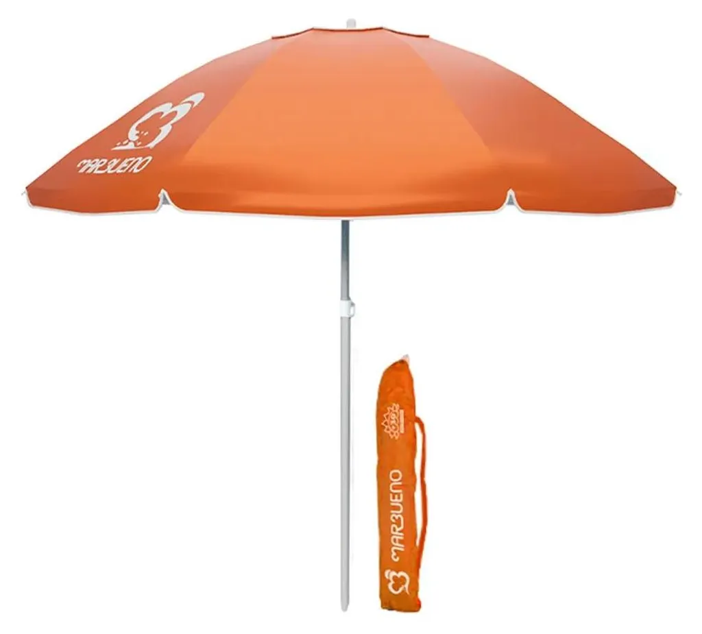 Parasol Marbueno Orange 200 cm : Dites Adieu à la Chaleur sur la Terrasse