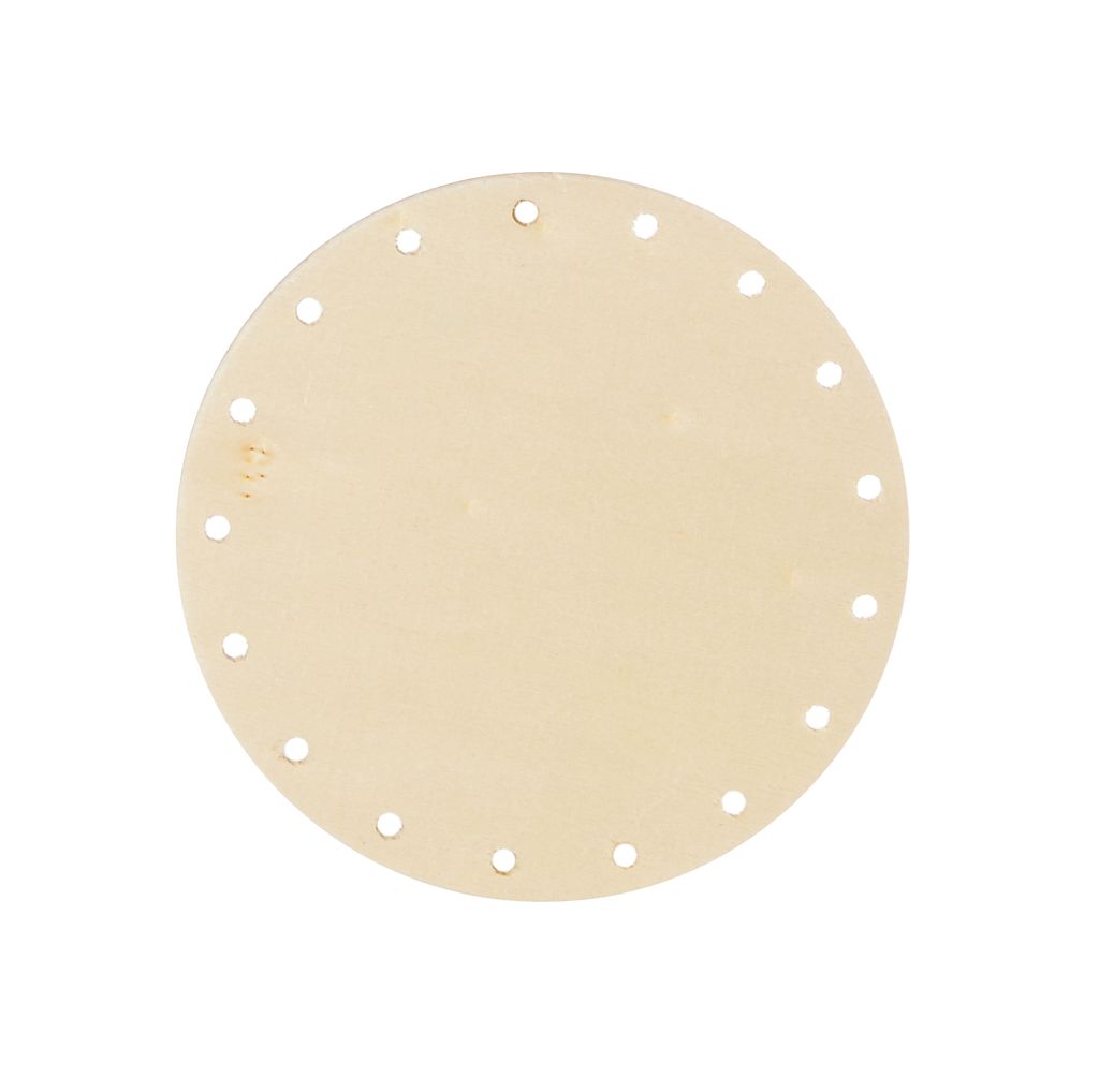 VBS Peddigrohr Boden Rund 3 mm Stärke für Flechtarbeiten und Bastelprojekte Ø 9 cm