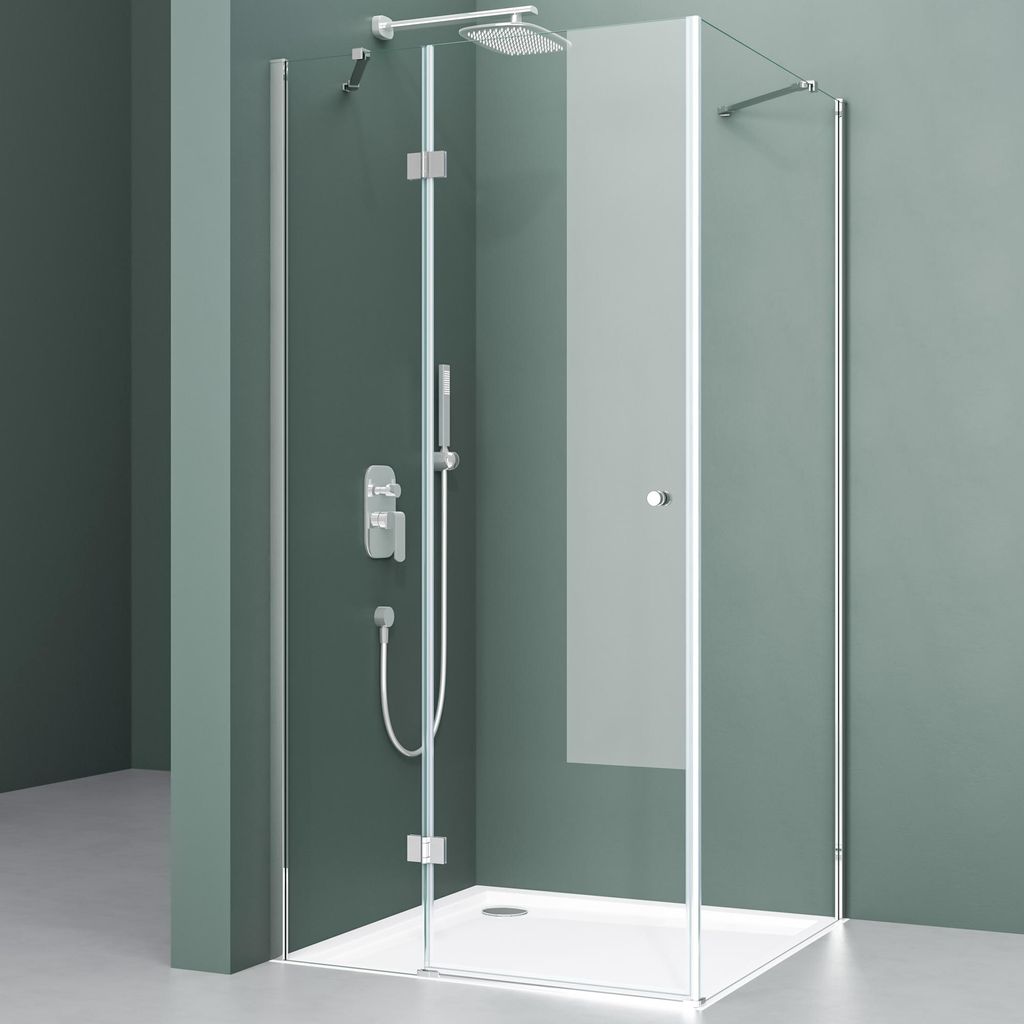 Mai & Mai cabina doccia 70x80cm 6mm ingresso angolare Immagine del prodotto 