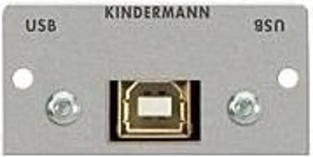 Module USB Kindermann 7444-525 robuste B-Bu/A-Bu format 50x50mm