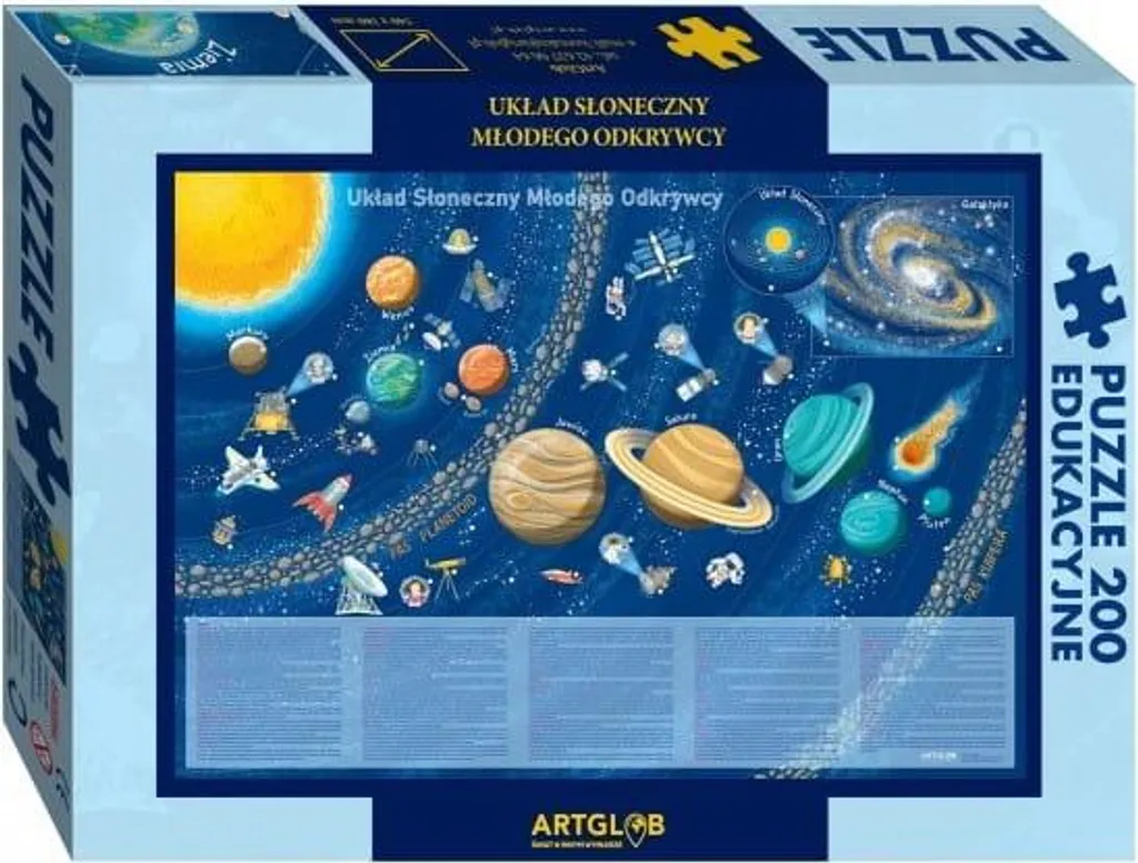 Puzzle Système solaire 200 pièces pour activité calme en famille
