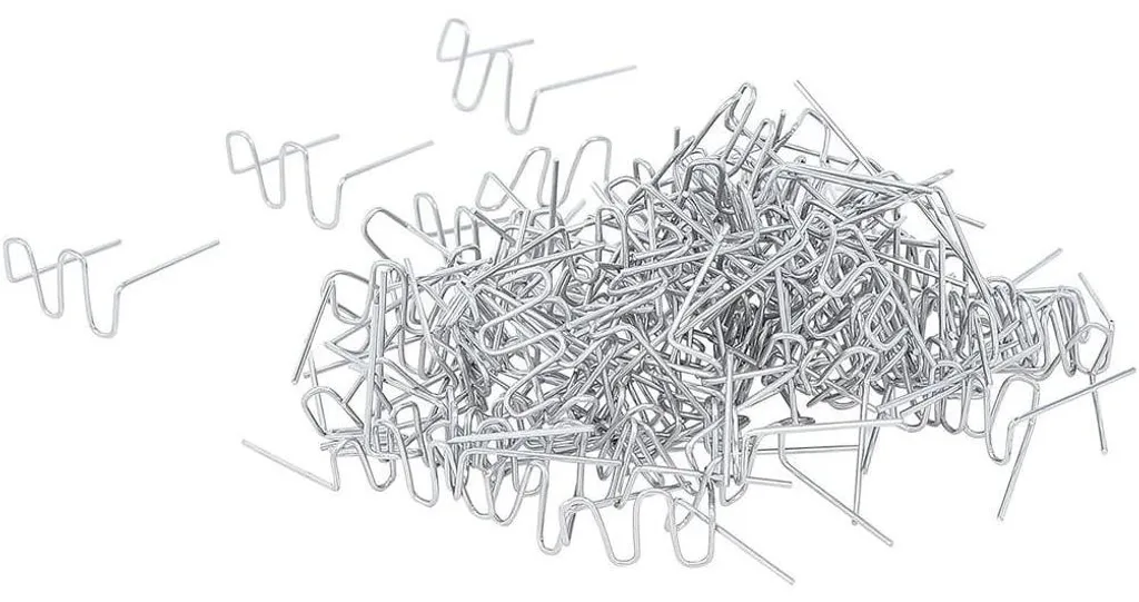 Lot 100 Agrafes de Réparation pour Pare-choc et Plastique Cassé 0,6 mm
