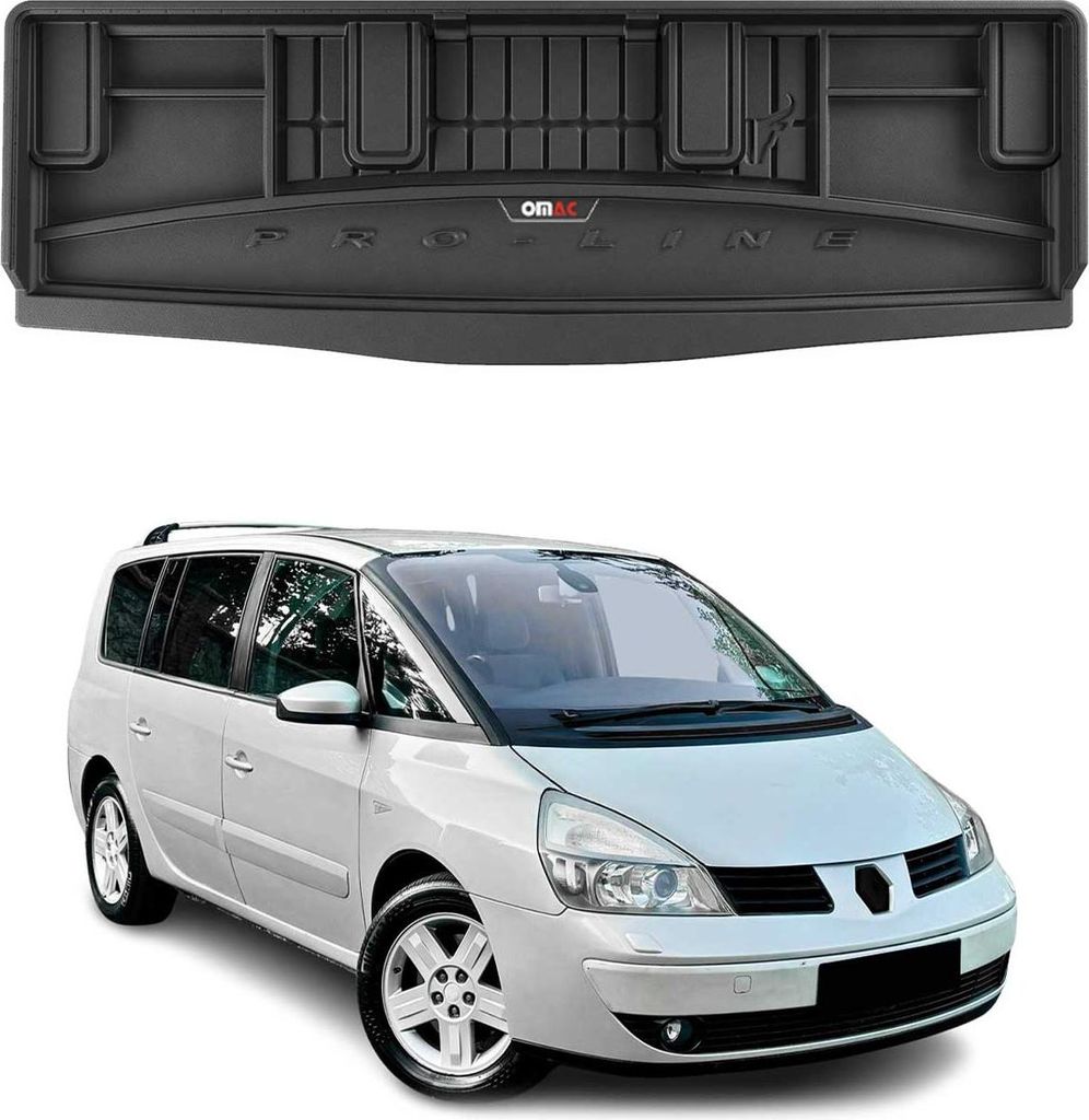 OMAC Gummi Kofferraumwanne für Renault Espace 2002-2014 TPE Laderaumwanne