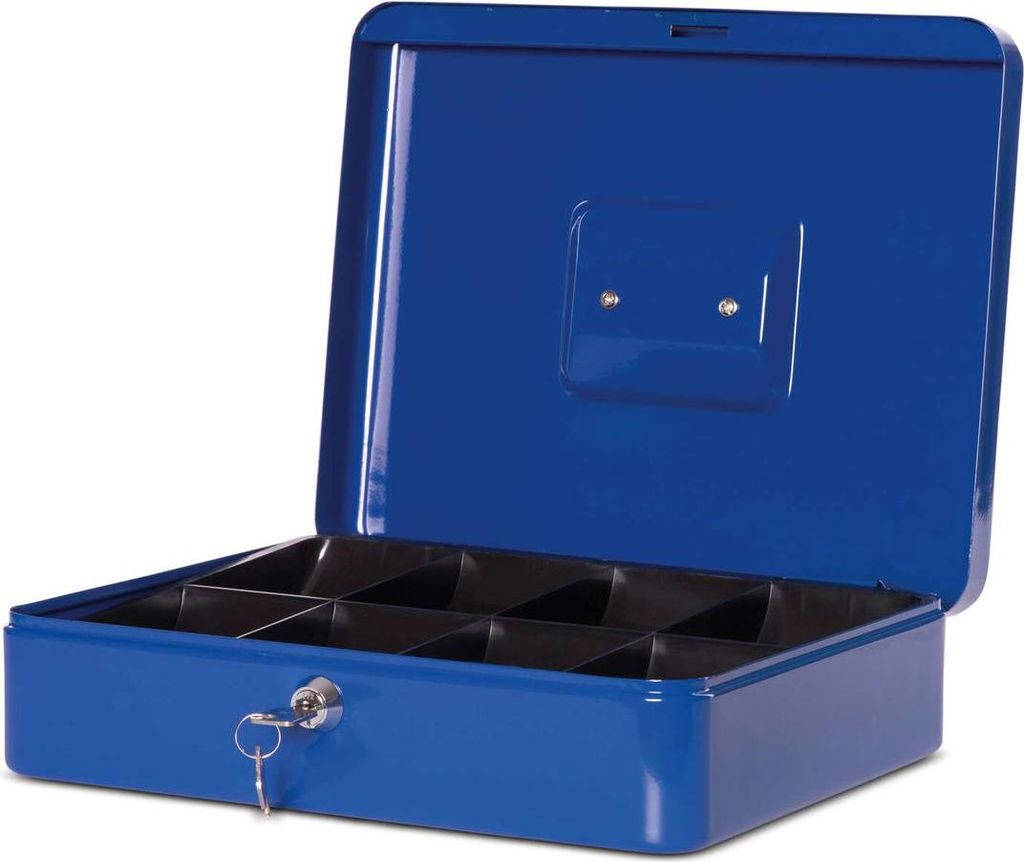 MAUL Geldkassette Muldeneinsatz 25 x 30 x 8.7 cm blau