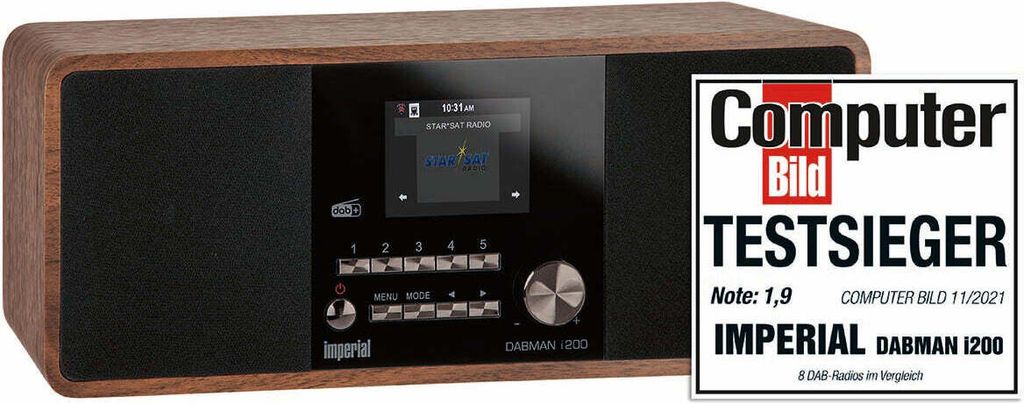 DABMAN i200 Multifunktionales Stereo-Radio DAB+ / FM / Produktbild 