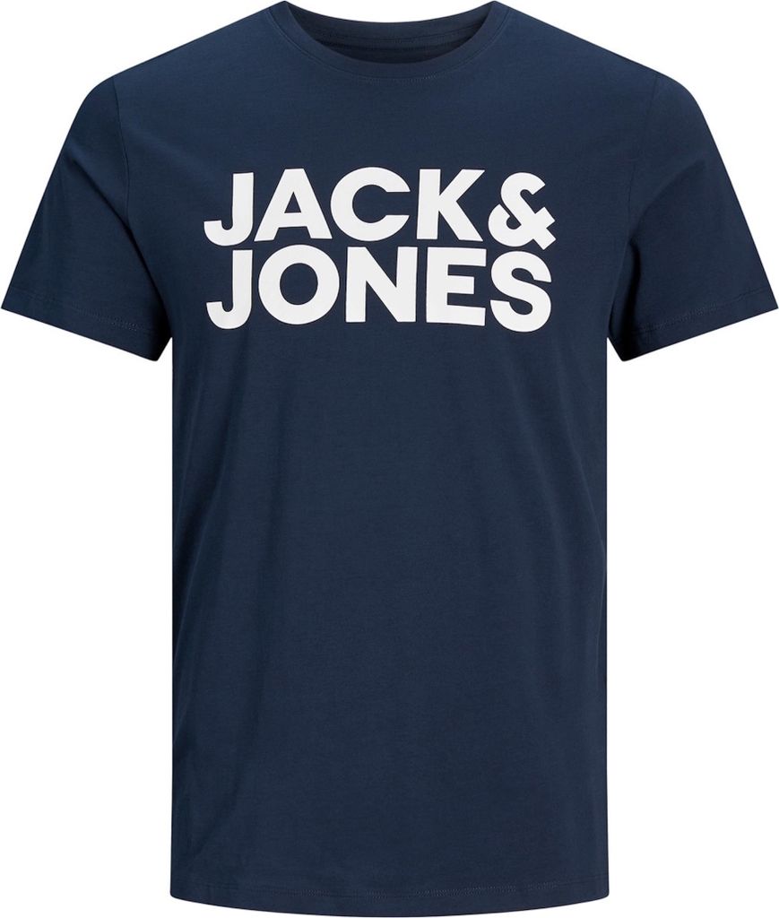 Jack&Jones T-shirt 12151955-NAVY in Blue color size medium