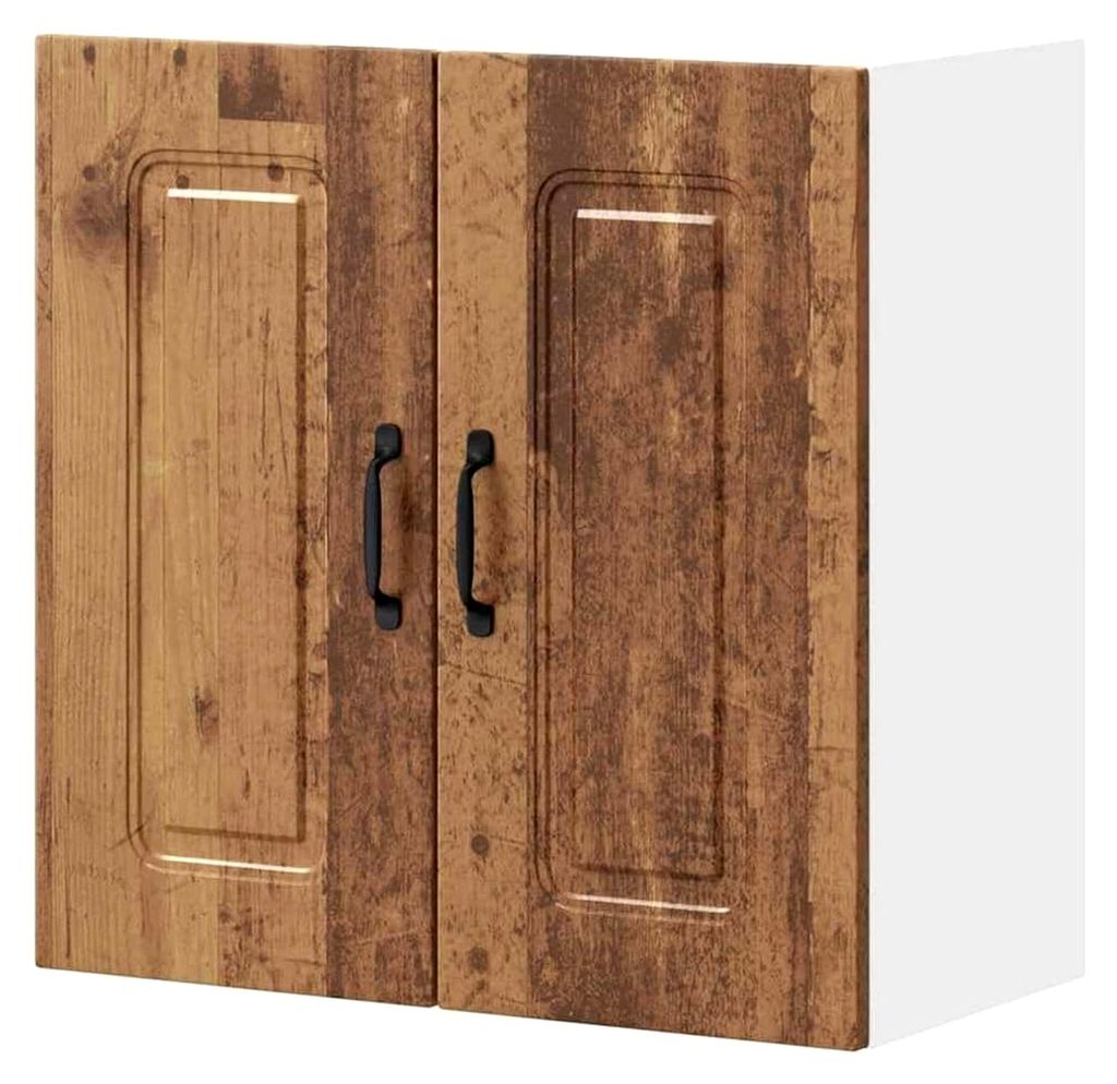 Tomostar Küchenoberschrank, Hängeschrank, Küche, Wandschrank, Kalmar, Altholz, 60 x 31 x 60 cm