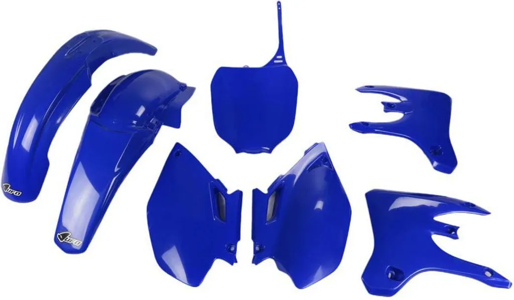 Plastiques UFO haute résistance pour Yamaha YZF 250-450 2003-2005 Bleu