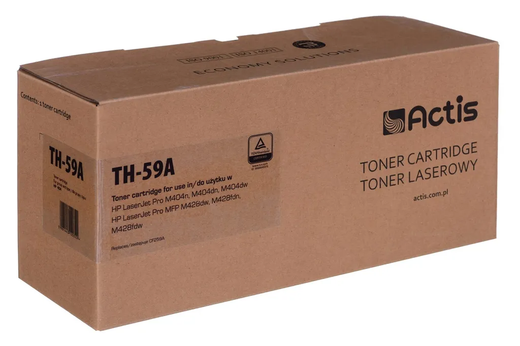 Toner noir Actis TH-59A compatible HP CF259A avec puce de niveau