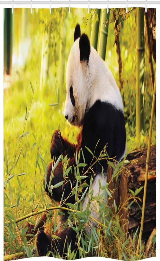 Offerta Tenda Doccia Panda 120x180 Tessuto: Colori Brillanti Bagno