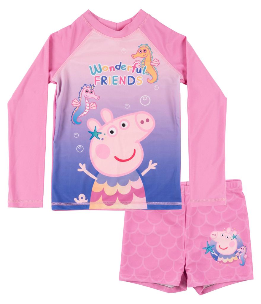 Peppa Wutz Schwimmset UV-Schutz 30 für Mädchen - Kinder Produktbild 