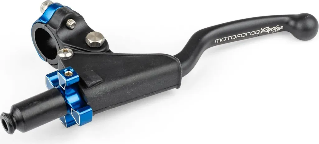 Leviers d'embrayage bleus Motoforce Racing : confort et précision accrus