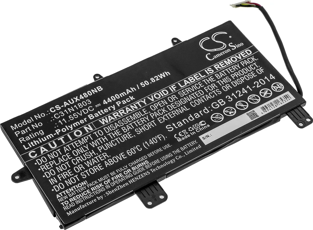 Batterie Haute Capacité C31N1803 pour Asus ZenBook Pro 14 UX480FD