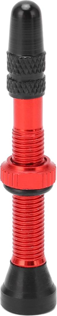 Tubeless-Ventilschäfte aus eloxierter Aluminiumlegierung, Vakuumverlängerung, 40 mm, für Presta-Rennräder, Mountain Red