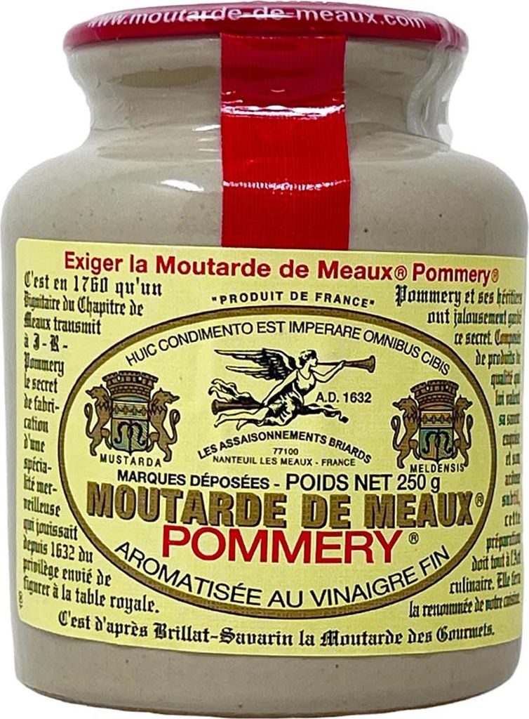 Pommery Moutarde de Meaux – Traditioneller französischer Senf im Tontopf 250g