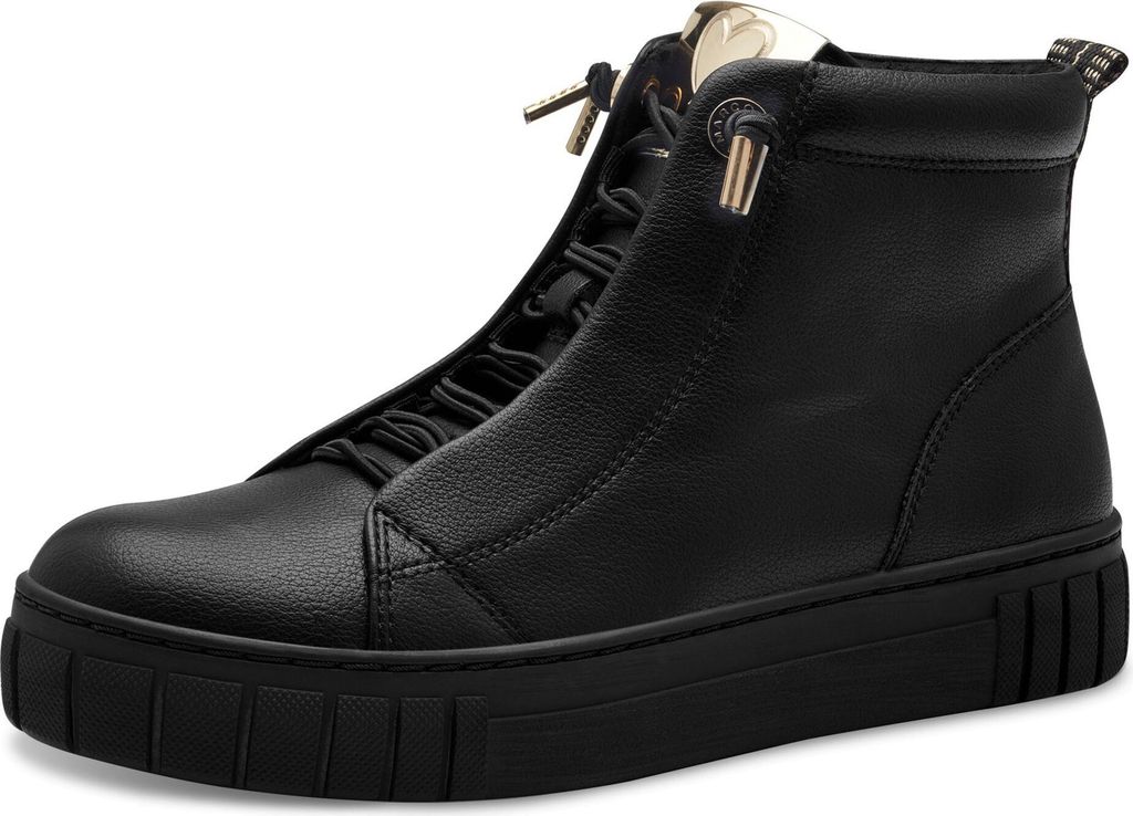 MARCO TOZZI Damen Stiefelette Plateau Boot sportlich 2-25291-43, Größe:40 EU, Farbe:Schwarz