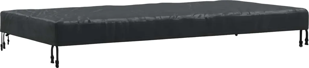 Tovaglia per Stand e Fiere 182x102x15 cm Nero Tessuto High-Tech