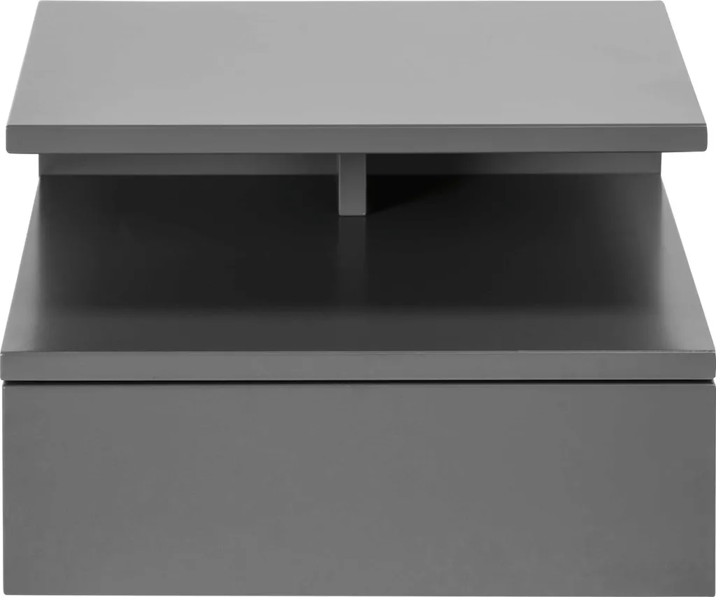 Table de chevet Ashlane compacte grise : solution pour petit espace
