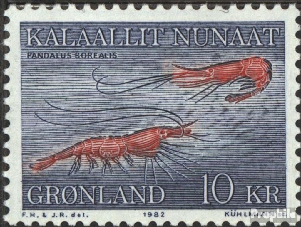 Briefmarken Dänemark - Grönland 1982 Mi 133 (kompl.Ausg.) gestempelt Fischfang