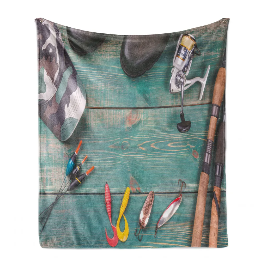 Coperta Morbida ABAKUHAUS Pesca 125x175cm - Regalo Caldo e Peluche