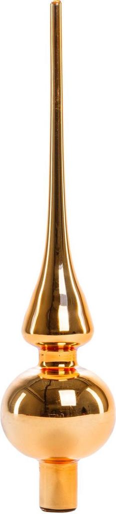 TrendLine Christbaumspitze aus Glas 26 cm gold glanz
