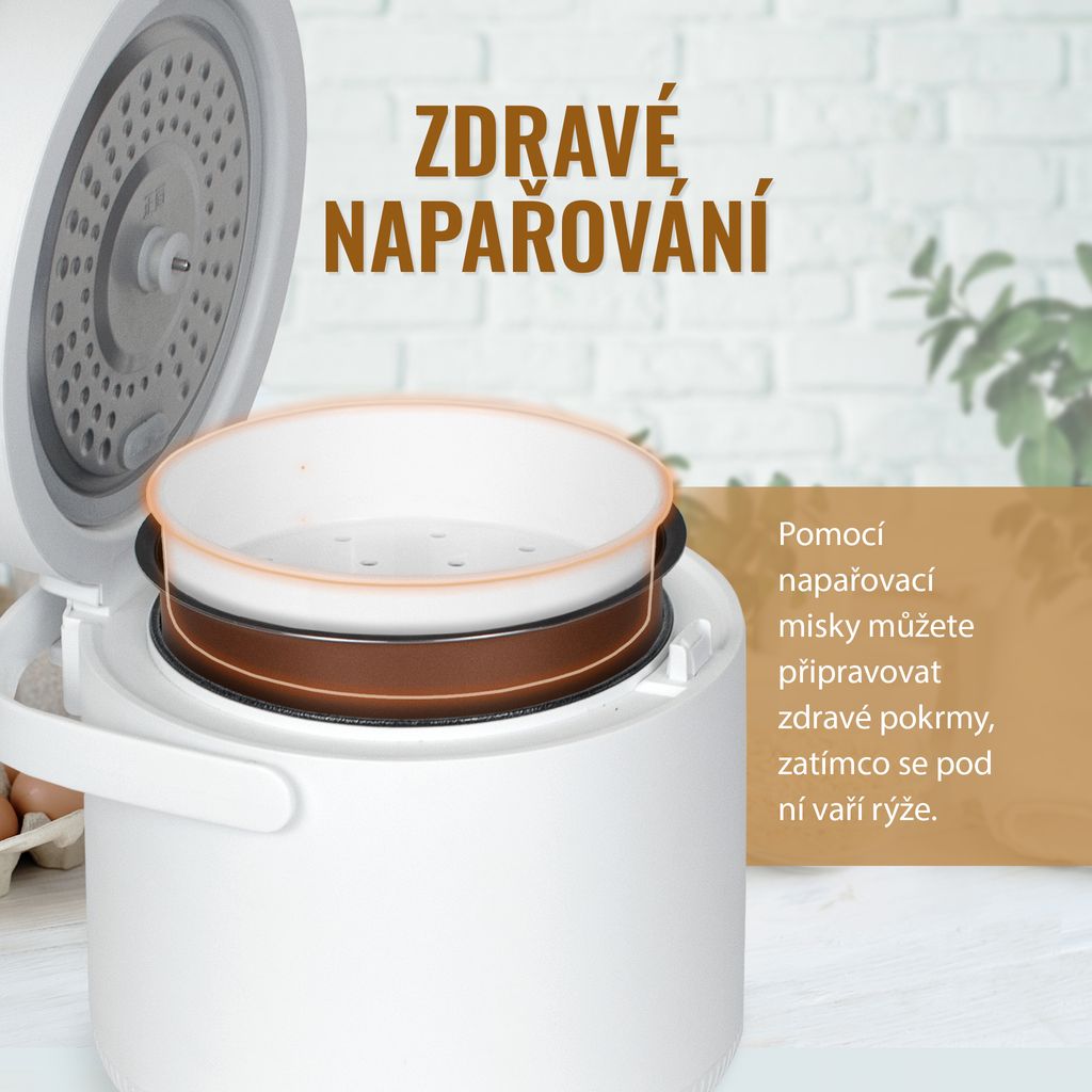 Noaton RC120W, multifunkční rýžovar, 2 l, 6 programů, Obrázek produktu 8