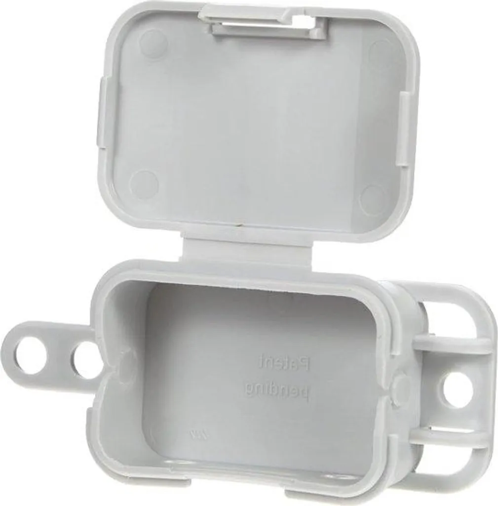 Boîtier dérivation IP20 Q4 gris compact avec couvercle clipsable