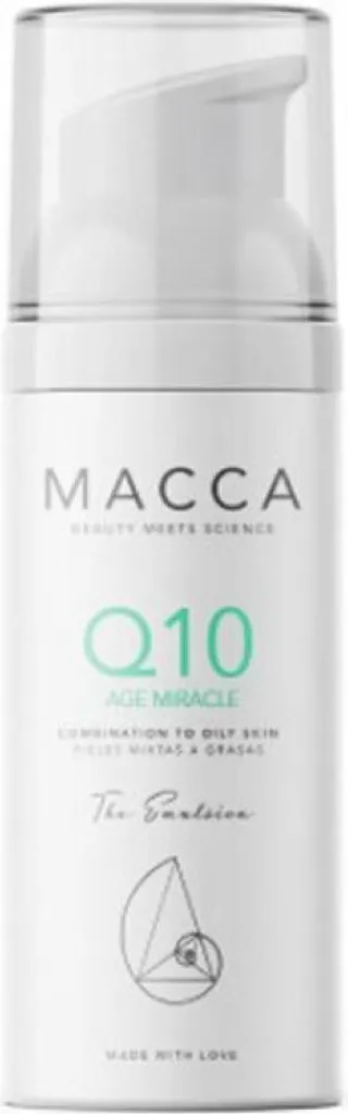 Macca Q10 Age Miracle Emulsion Anti-Âge Peaux Grasses 50ml Soin Visage