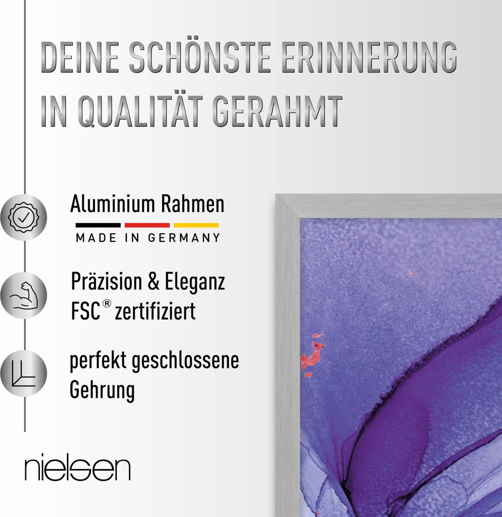 nielsen Aluminium Bilderrahmen C2, 70x100 cm, Struktur Produktbild 
