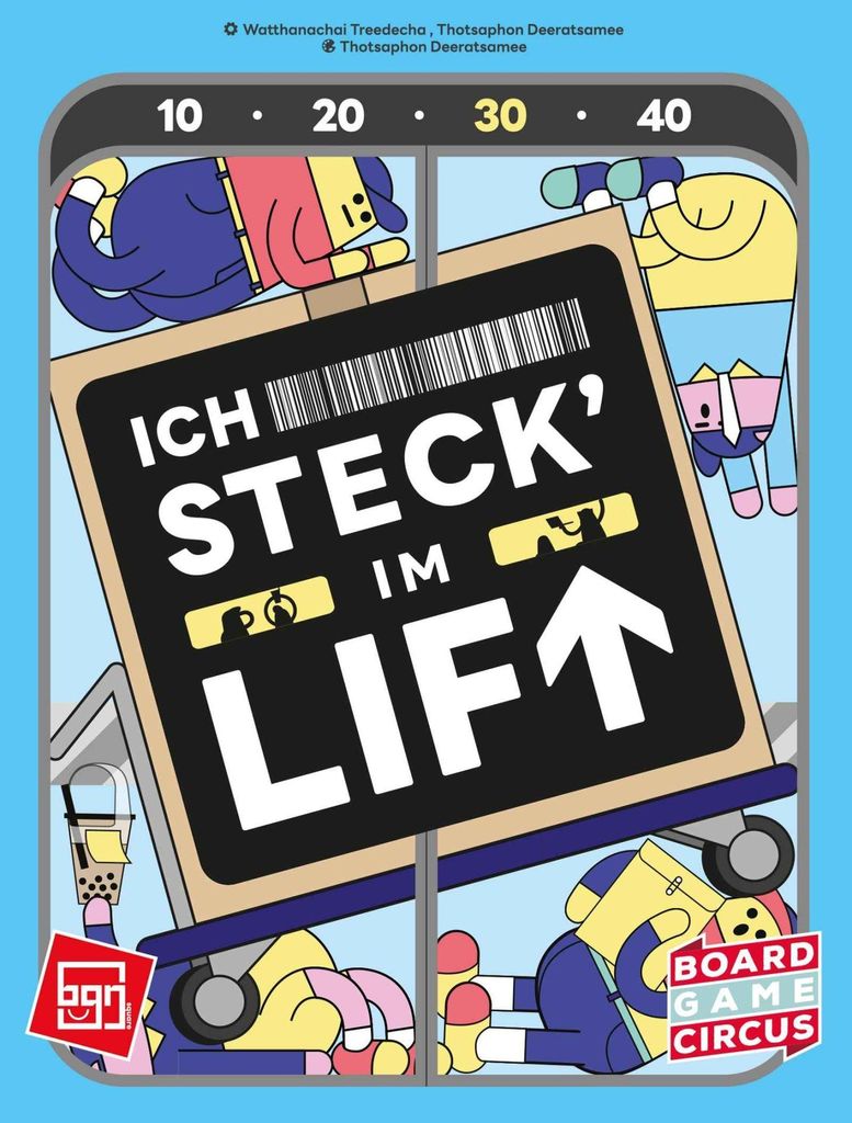 Board Game Circus Ich steck’ im Lift, Kartenspiel, Strategie, 8 Jahr(e), 10 min