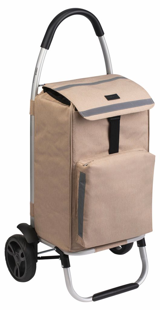 Meister Einkaufstrolley Beige, 54 + 5 L Klappbarer Produktbild 