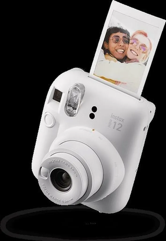 Appareil Photo Fujifilm Instax Mini 12 Blanc pour Soirées et Mariages