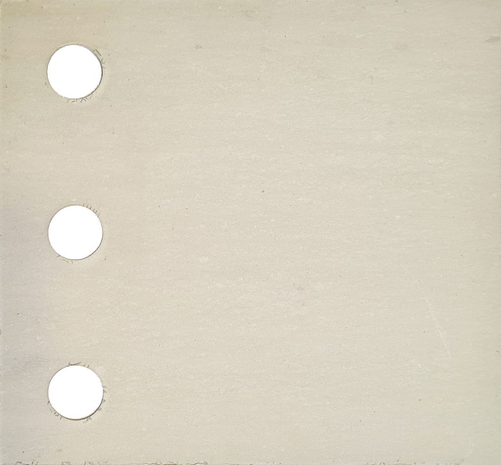 Trennfolie 145x155 mm - mit 3 Bohrungen