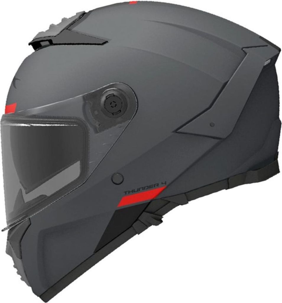 MT THUNDER 4 SV SOLID Integralhelm S in grau