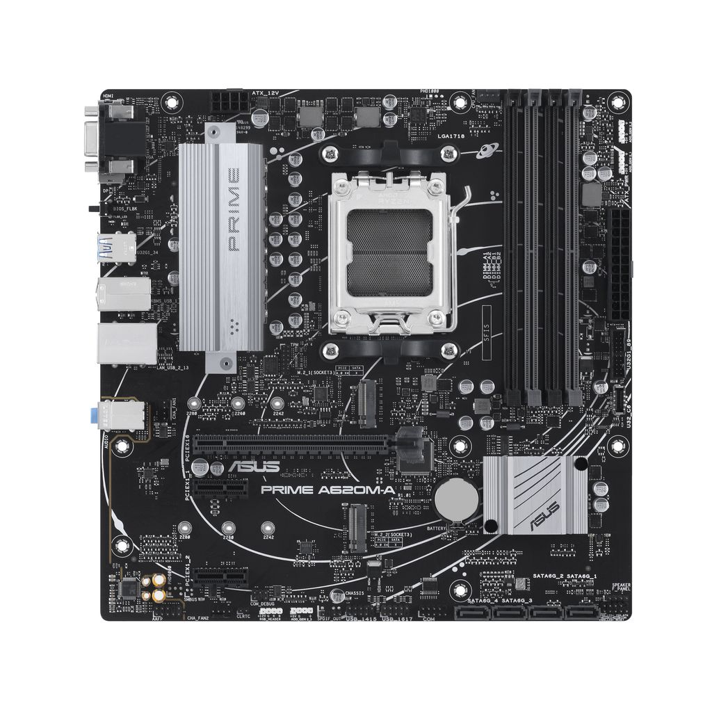 Asus 90Mb1F10-M0Eayc Prime A620M-A-Csm//Am5,A620,Usb3.2 Gen 1,Aura,Mb