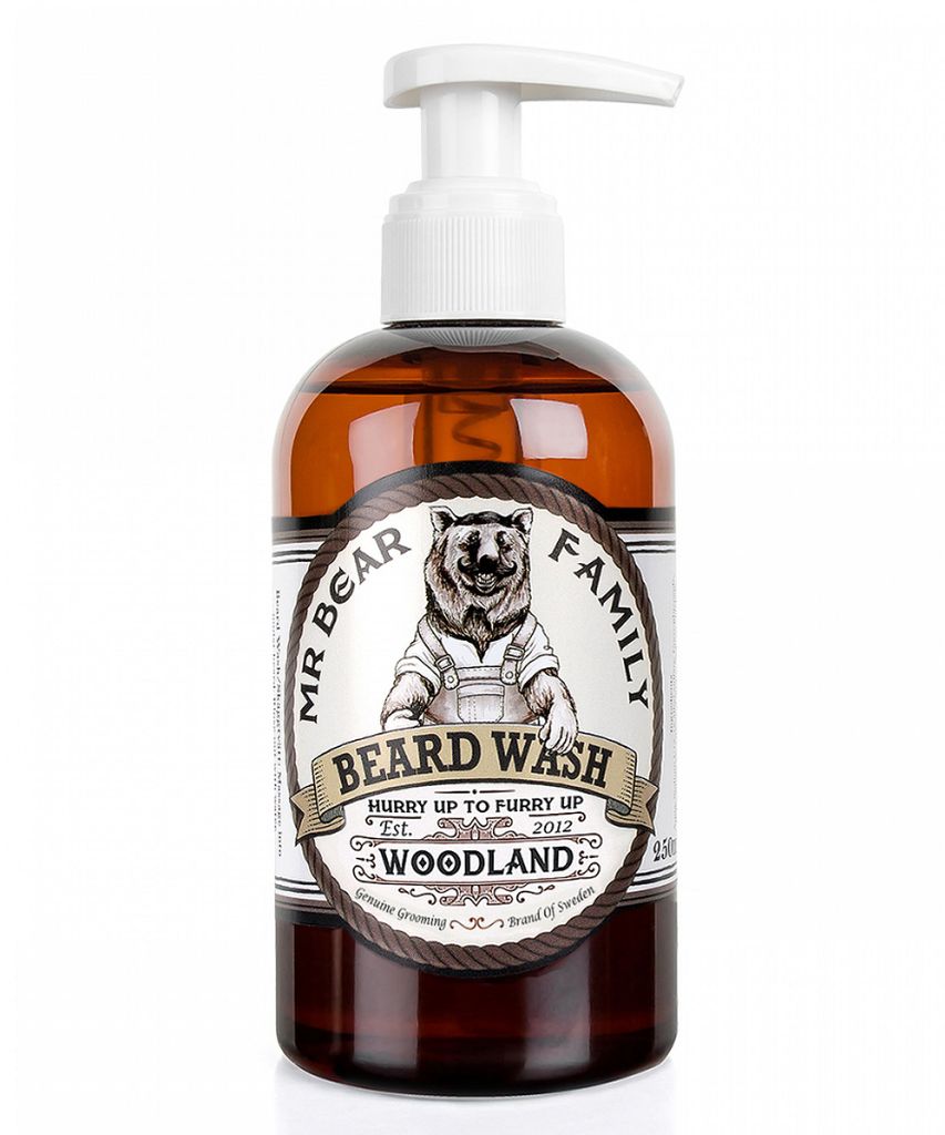 Mr Bear Family Beard Wash Woodland 250ml Obrázok produktu 