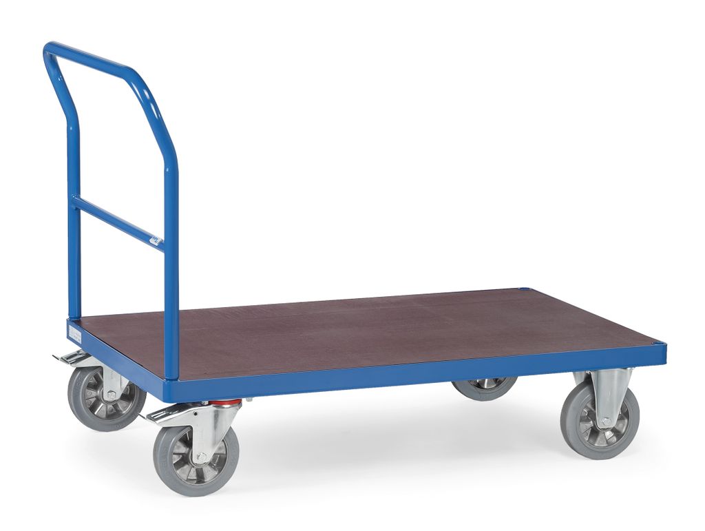 Fetra Schiebebügelwagen 1.200 kg Ladefläche LxB 1.600 x 800 mm, wasserfeste Plattform