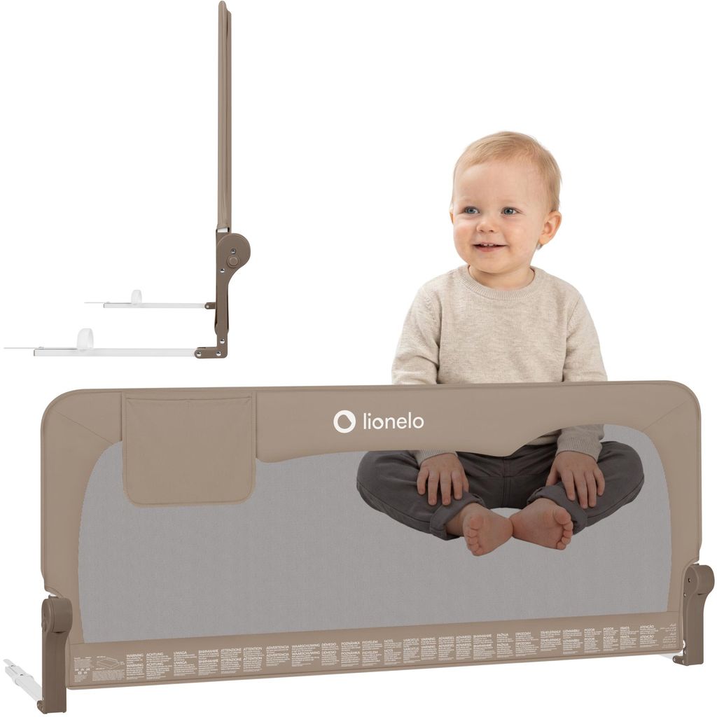 LIONELO Hanna Bettgitter Rausfallschutz 150 cm x 66 cm, Produktbild  KI-generiertes Bild