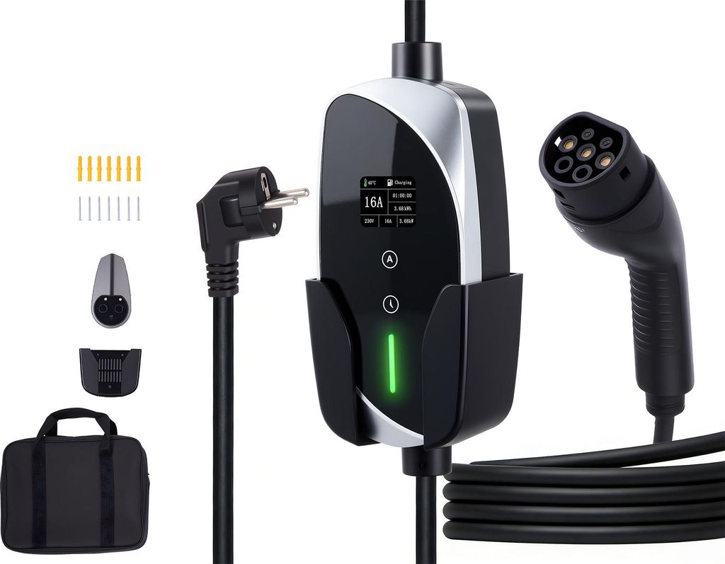 SucceBuy Mobile Wallbox, 3,6 kW, 16 A, Typ 2 Ladestation, Produktbild 