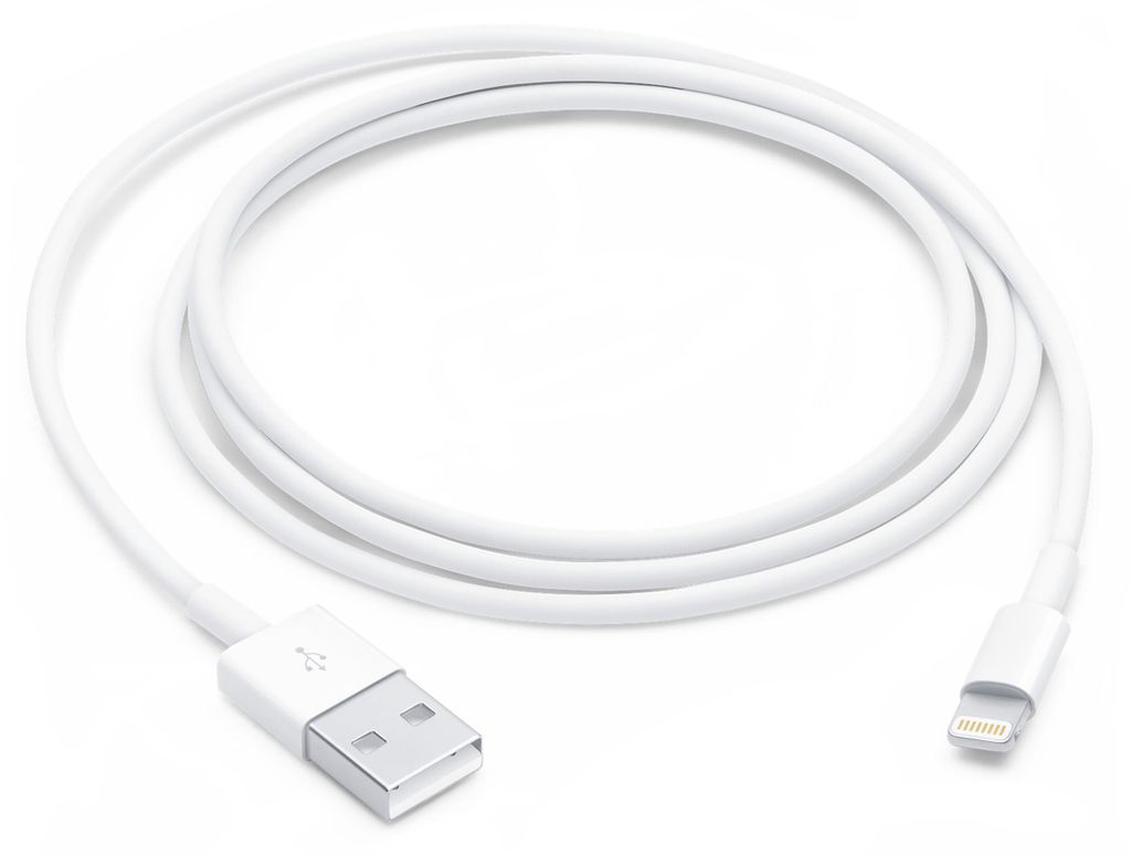 Apple MUQW3ZM/A, 1 m, Lightning, USB A, Samec, Samec, Biela Obrázok produktu 