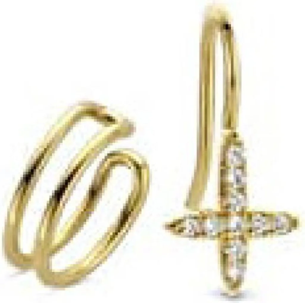 Victoria Orecchino e Bracciale Auricolare Oro - Design Minimal